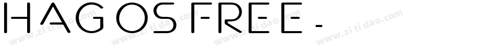 Hagos FREE字体转换